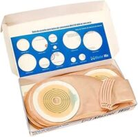 BOLSA COLOSTOMIA FECHO EM CLAMP 70MM - CX C 10 UNID