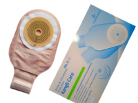 BOLSA COLOSTOMIA TNT FECHO ADERENTE 60MM - CX C 20 UNID