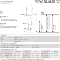 MEIA VENOSAN ULTRALINE 4000 20-30MMHG 3/4 PF BEGE - Image 4