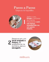 SAPATILHA DE HIDRATAÇÃO FEMININA NOBS BRANCO - Image 3