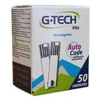 TIRAS REAGENTES P/APARELHO G-TECH VITA C/50 UNIDADES