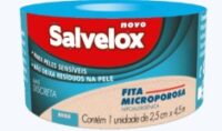 FITA MICROPOROSA  2,5X4,5 SALVELOX