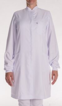 JALECO GOLA PADRE FEMININO GABARDINE MANGA LONGA C/ PUNHO