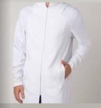 JALECO GOLA PADRE MASCULINO GABARDINE MANGA LONGA C/ PUNHO