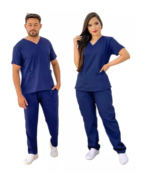 PIJAMA CIRURGICO GABARDINE UNISSEX AZUL ROYAL