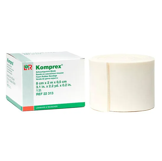 KOMPREX ROLO ESPUMA DE BORRACHA 8 CM X 2 M X 0,5 CM