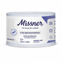 FITA MICROPORE 2,5CM X 4,5M BRANCA MISSNER
