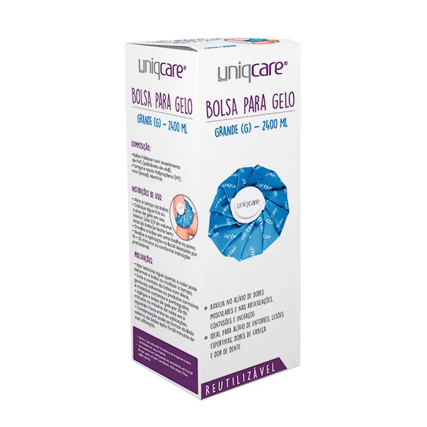 BOLSA PARA GELO GRANDE 2400ML UNIQMED