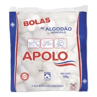 ALGODÃO HIDROFILO BOLA 100G APOLO