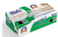 LUVA LATEX S/PÓ BRANCA MEDIX